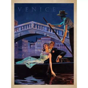 cartel de arte de pareja vintage