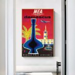 cartel vintage damasco