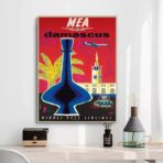 cartel vintage damasco
