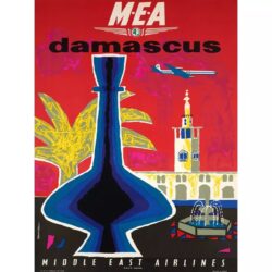 cartel vintage damasco
