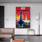 cartel vintage damasco