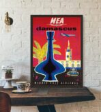 cartel vintage damasco