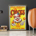 cartel de circo vintage 1