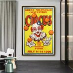 cartel de circo vintage 1