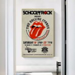 cartel concierto vintage de los rolling stones