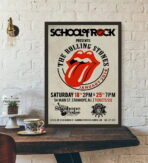cartel concierto vintage de los rolling stones