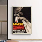 cartel vintage de jazz duke ellinghon