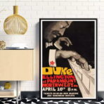 cartel vintage de jazz duke ellinghon