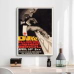 cartel vintage de jazz duke ellinghon