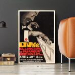 cartel vintage de jazz duke ellinghon