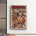 cartel de juguetes vintage