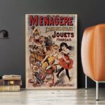 cartel de juguetes vintage