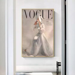 cartel de moda vintage vogue