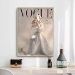 cartel de moda vintage vogue