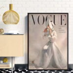 cartel de moda vintage vogue