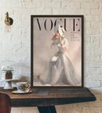 cartel de moda vintage vogue
