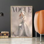 cartel de moda vintage vogue