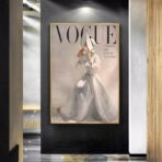 cartel de moda vintage vogue