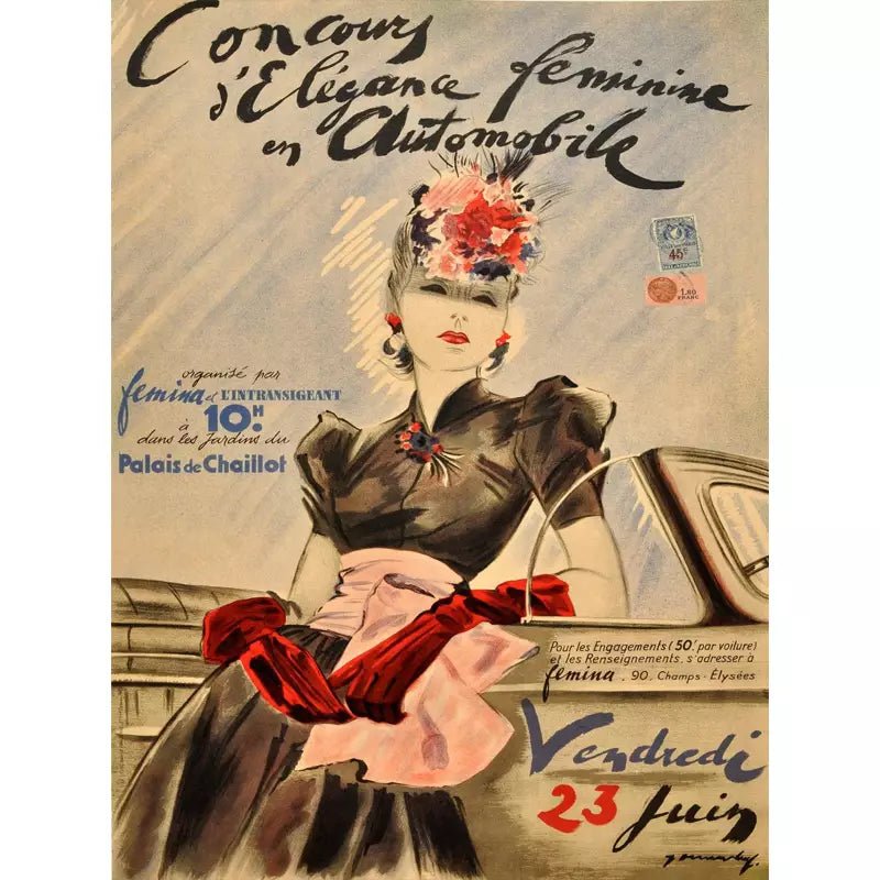 cartel de moda vintage cartel de moda vintage