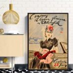 cartel de moda vintage