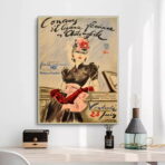 cartel de moda vintage