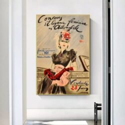 cartel de moda vintage