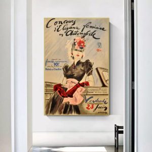 cartel de moda vintage