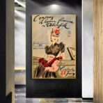 cartel de moda vintage