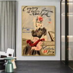 cartel de moda vintage