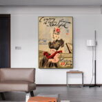 cartel de moda vintage