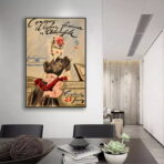 cartel de moda vintage