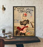 cartel de moda vintage