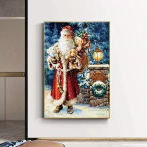 cartel de navidad vintage 2