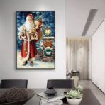 cartel de navidad vintage 2