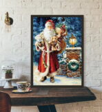 cartel de navidad vintage 2