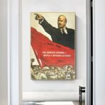 affiche de propagande lenine