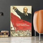 affiche de propagande lenine
