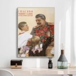 affiche de propagande staline