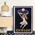 affiche de sport vintage