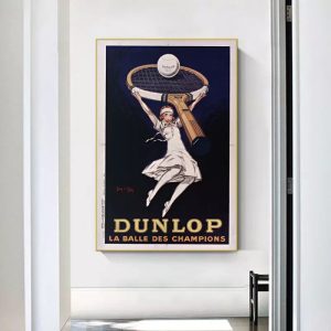 affiche de sport vintage