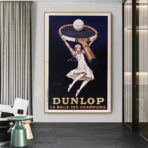 affiche de sport vintage