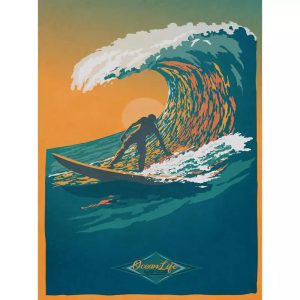cartel de surf vintage 2