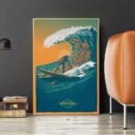 cartel de surf vintage 2