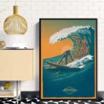 cartel de surf vintage 2