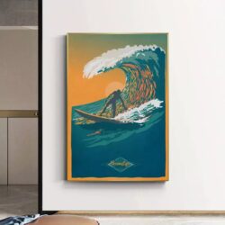cartel de surf vintage 2