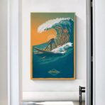 cartel de surf vintage 2