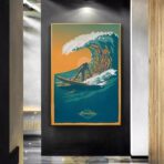 cartel de surf vintage 2