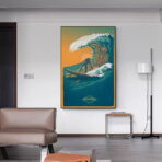 cartel de surf vintage 2