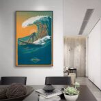 cartel de surf vintage 2