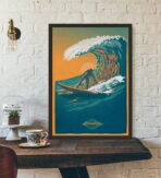 cartel de surf vintage 2
